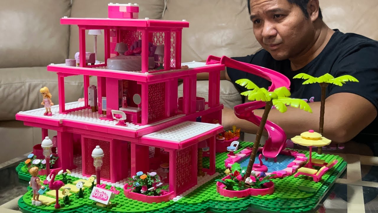 Building the Barbie Movie DreamHouse Replica from MEGA