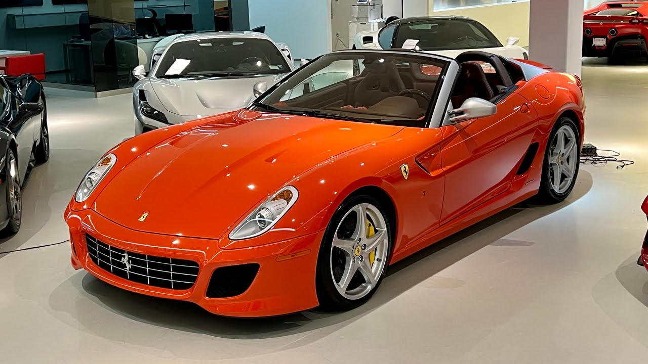 An ORANGE $1.3 Million Ferrari 599 SA Aperta! *1 of 80 in the World*