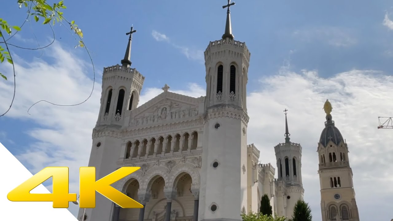 Lyon, France 4K - Vieux, Fourvière Basilica, Cathedral, Presqu’île, Ancient Theatre