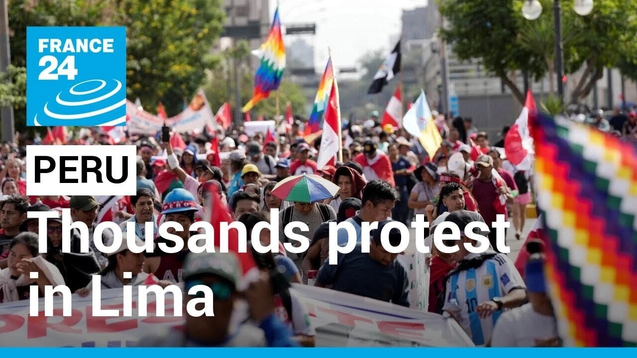 Thousands of anti-government protesters take to streets of Peru's capital &bull; FRANCE 24 English