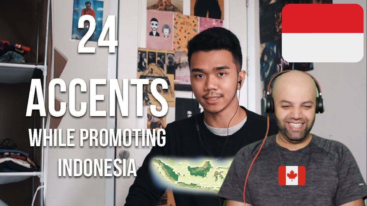 24 ACCENTS (while promoting Indonesia) - Reaction (BEST REACTION)