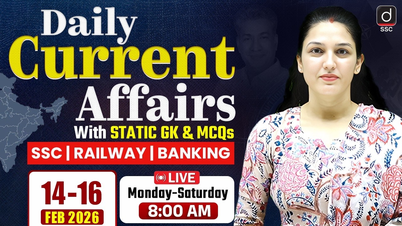 Current Affairs Today | 14-16 Feb 2026 Current Affairs | Daily Current Affairs by NAMU Mam