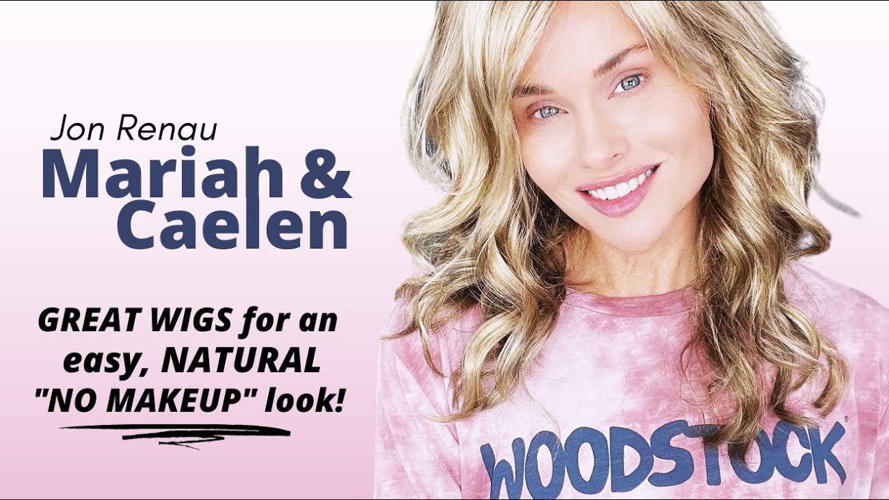 Jon Renau MARIAH & CAELEN Wig Review | UNBOXING! CASUAL REVIEW of 2 NEW WIG STYLES | NO MAKEUP look!