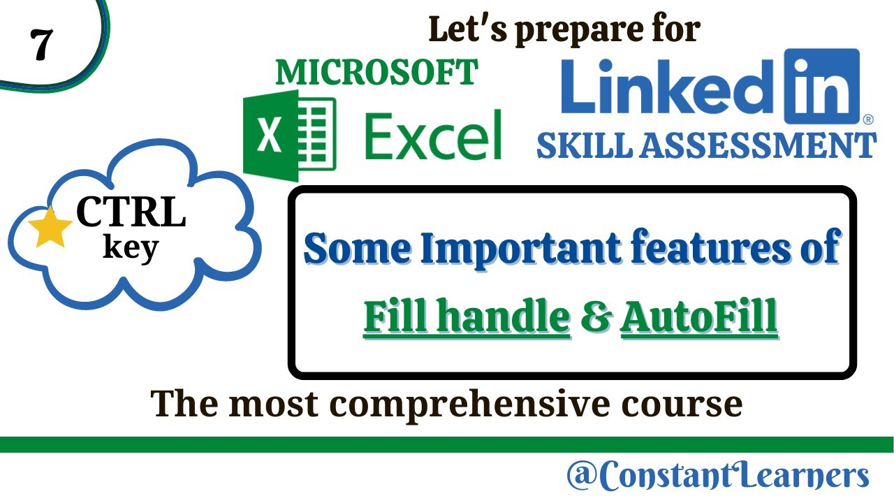 7. Amazing Features of Fill Handle and AutoFill (Splendid use of CTRL) | MS Excel