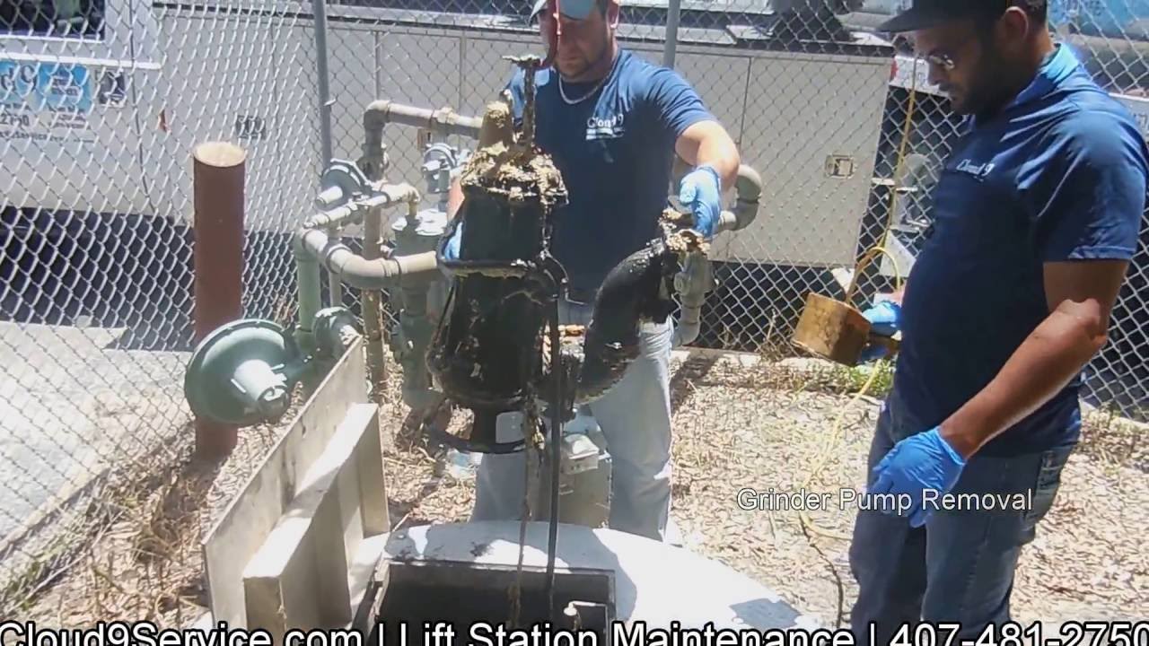 Lift Station Grinder Pump Removal | Lift Station Cleaning, Orlando