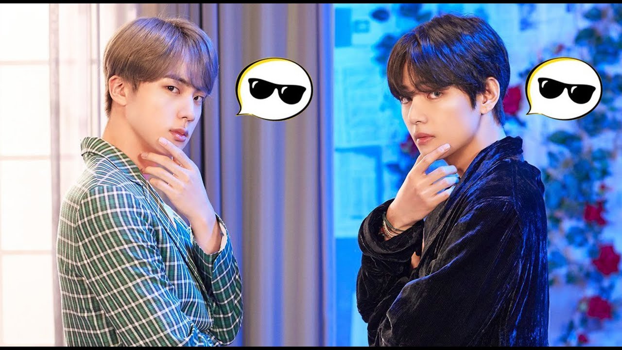 태형이가 석진형에게 뽀뽀?