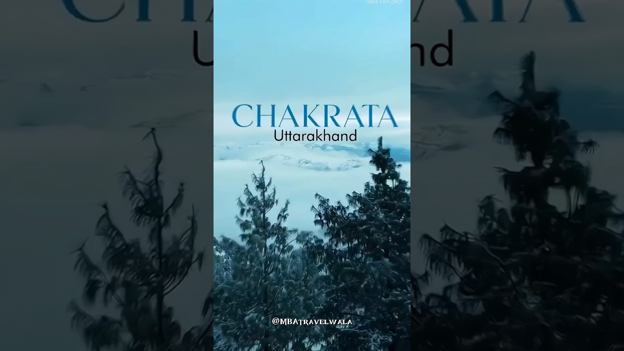Chakrata &ndash; Uttarakhand ka hidden hill station 🌲✨ Tiger Falls, Budher Caves aur Chilmiri Neck😊