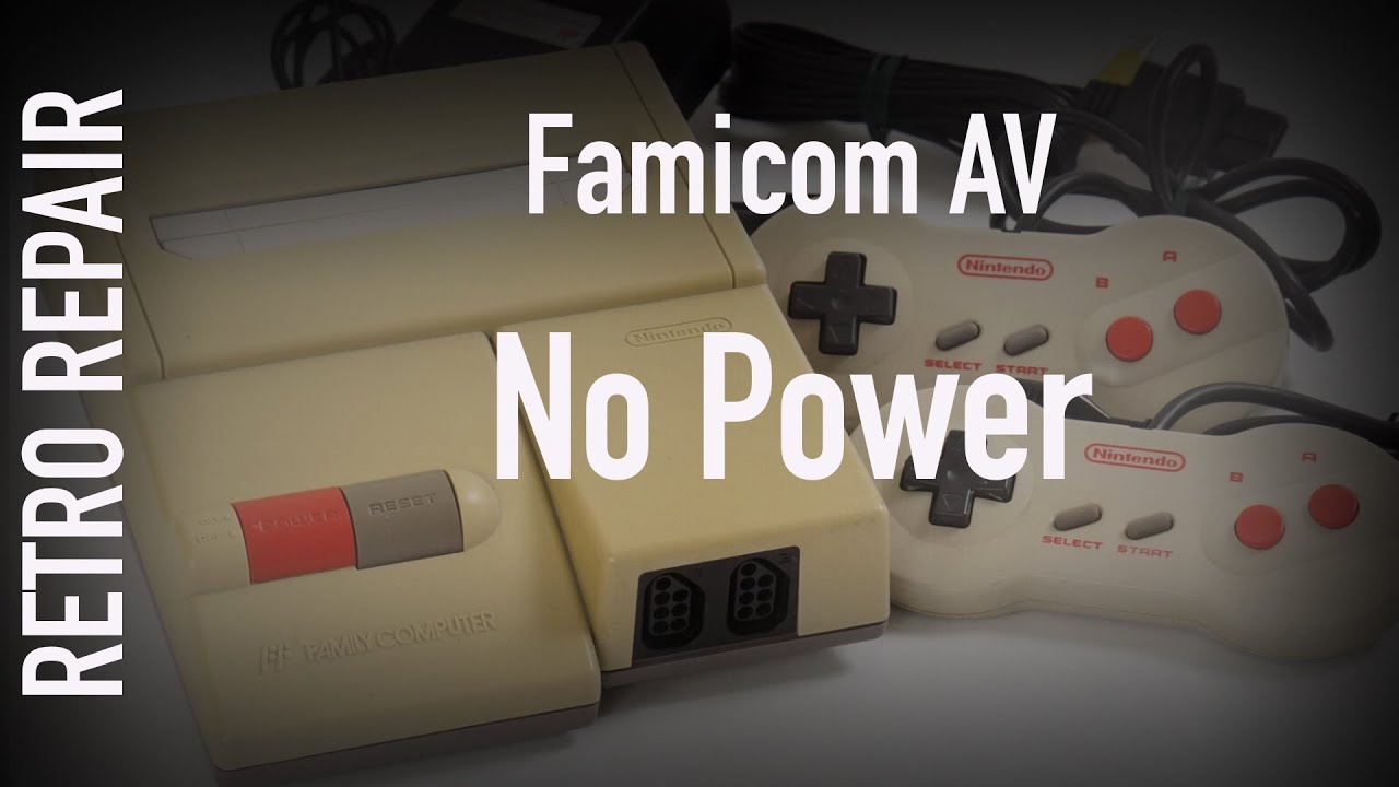 Famicom AV won't turn on