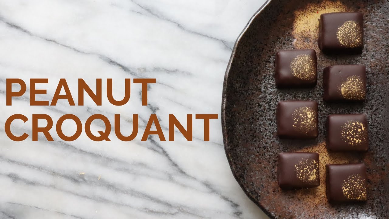 How to make Peanut Croquant | Better than Peanut Brittle | How Crispy Crunch Bars are made!