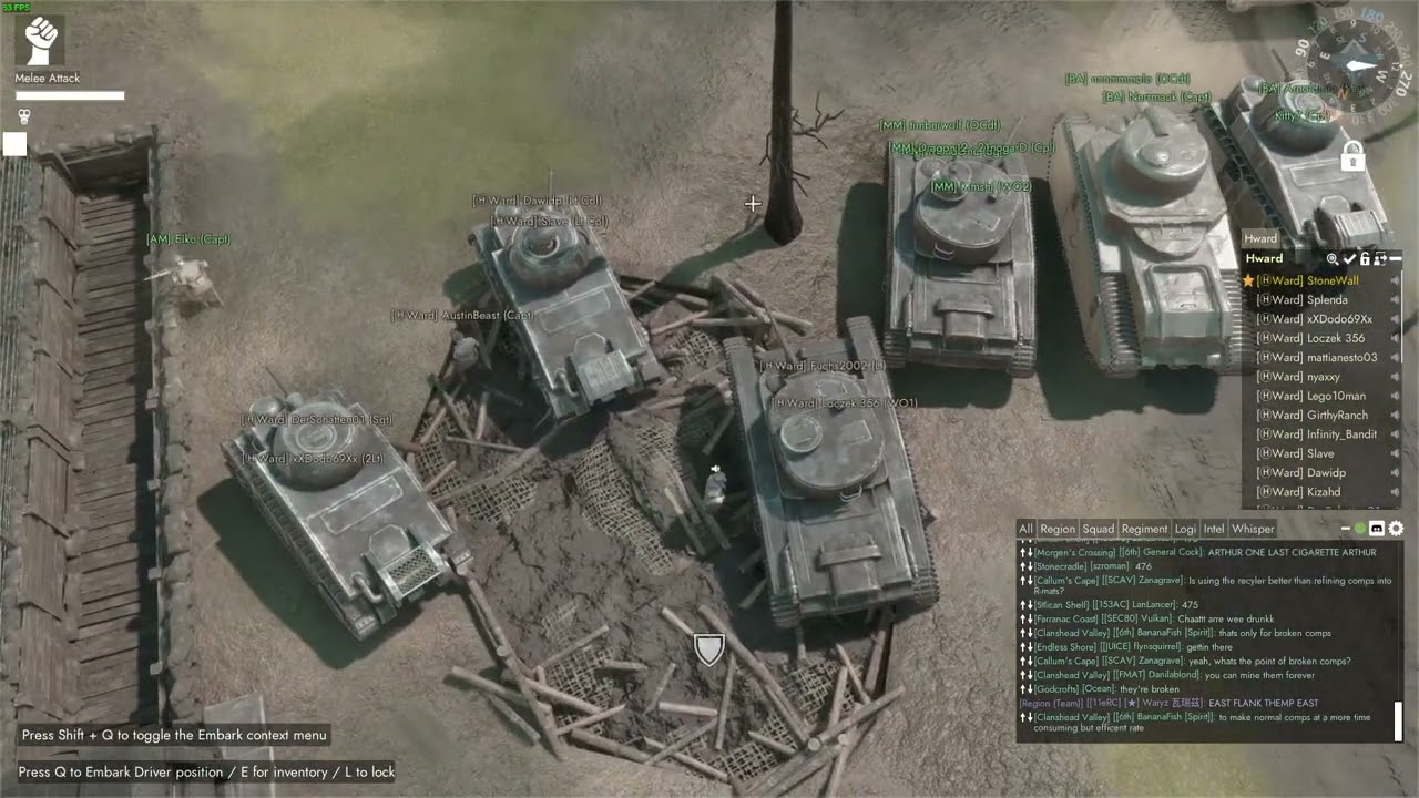 Foxhole : 119 - Tank Flank At Den Of Knaves ( Kings Cage )