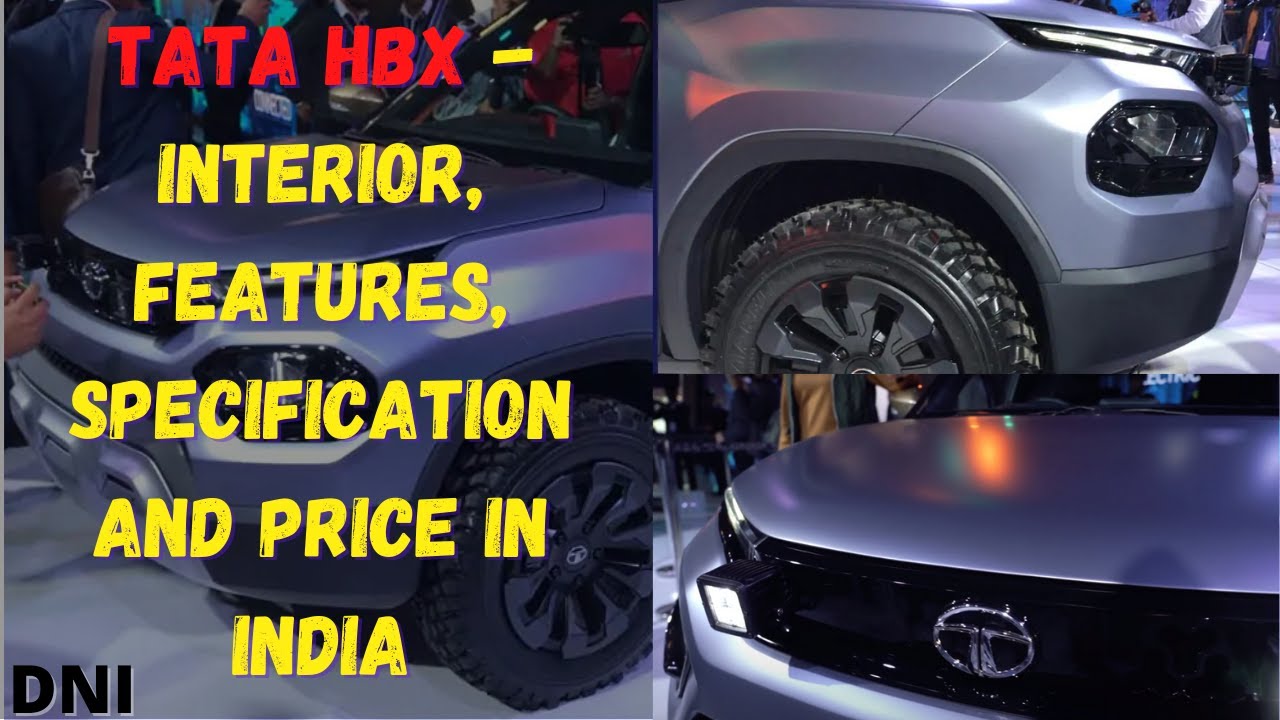 Tata HBX (Hornbill) 2021 - First Look of Interior, Features, Specification and Price in India | DNI