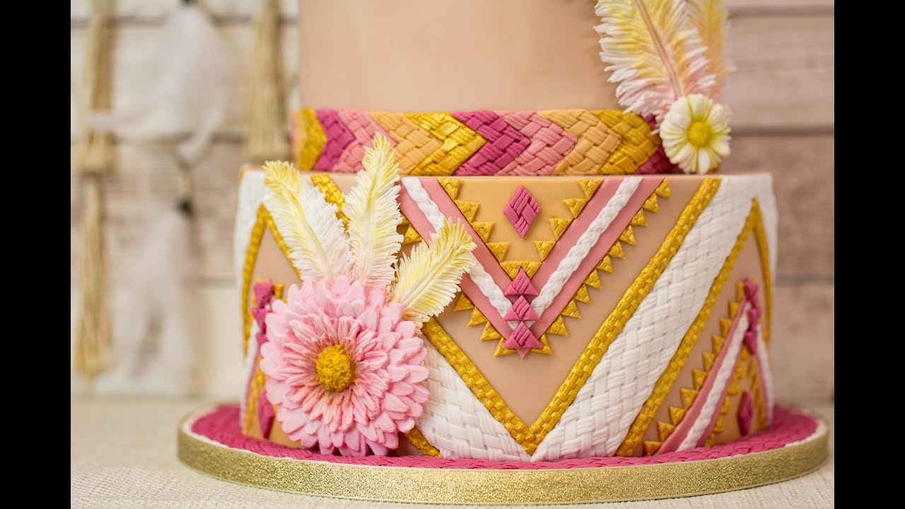 Karen Davies Sugarcraft - Plaited Borders - Mould / Mold - Tutorial - How To