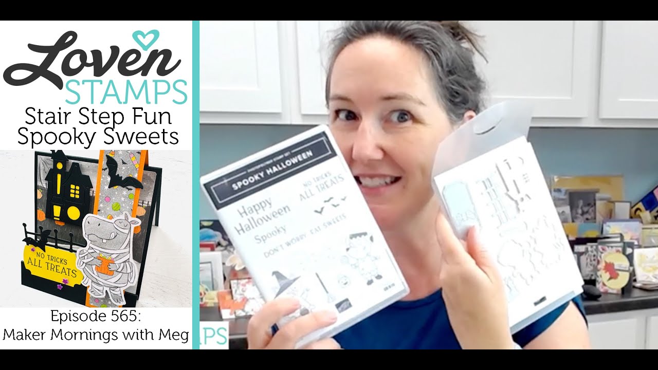 Ep 565: Spooky Pop Up Card - Stair Step Overlay, Stampin’ Up!®’s NEW Spooky Sweet Suite Collection