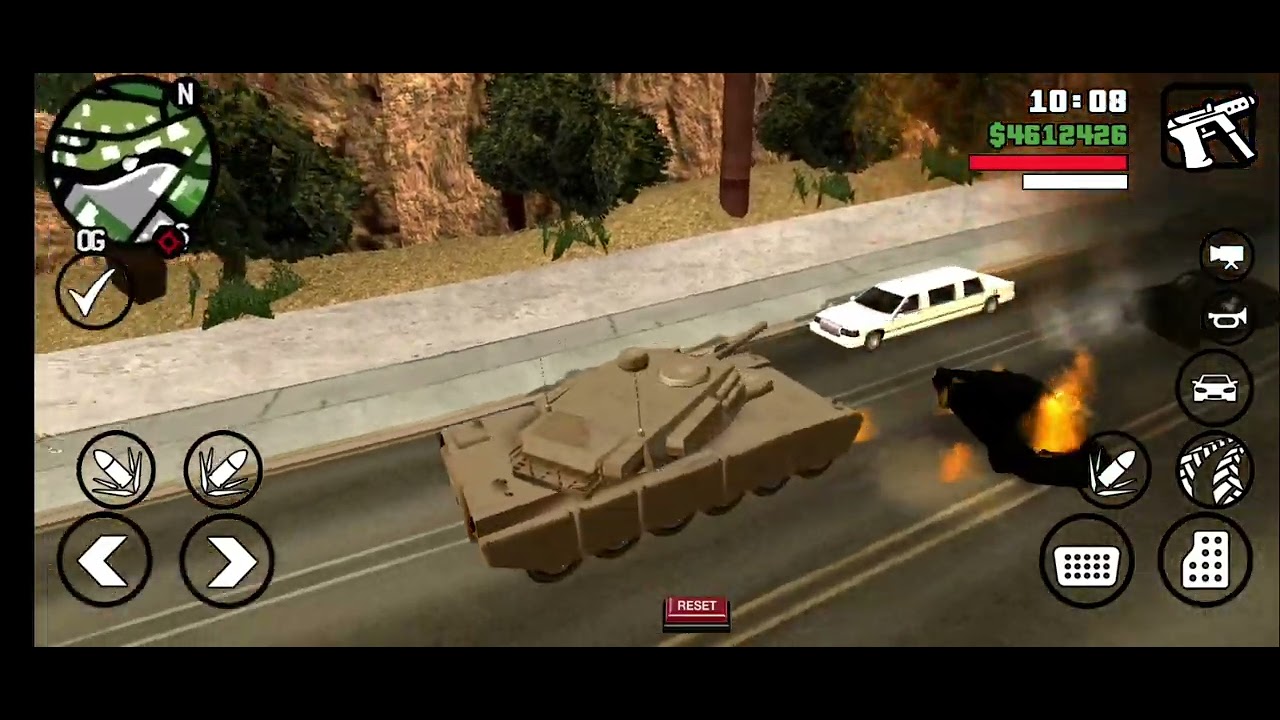 Helena's Tank Rampage in Los Santos (Non-Wanted) | GTA: San Andreas