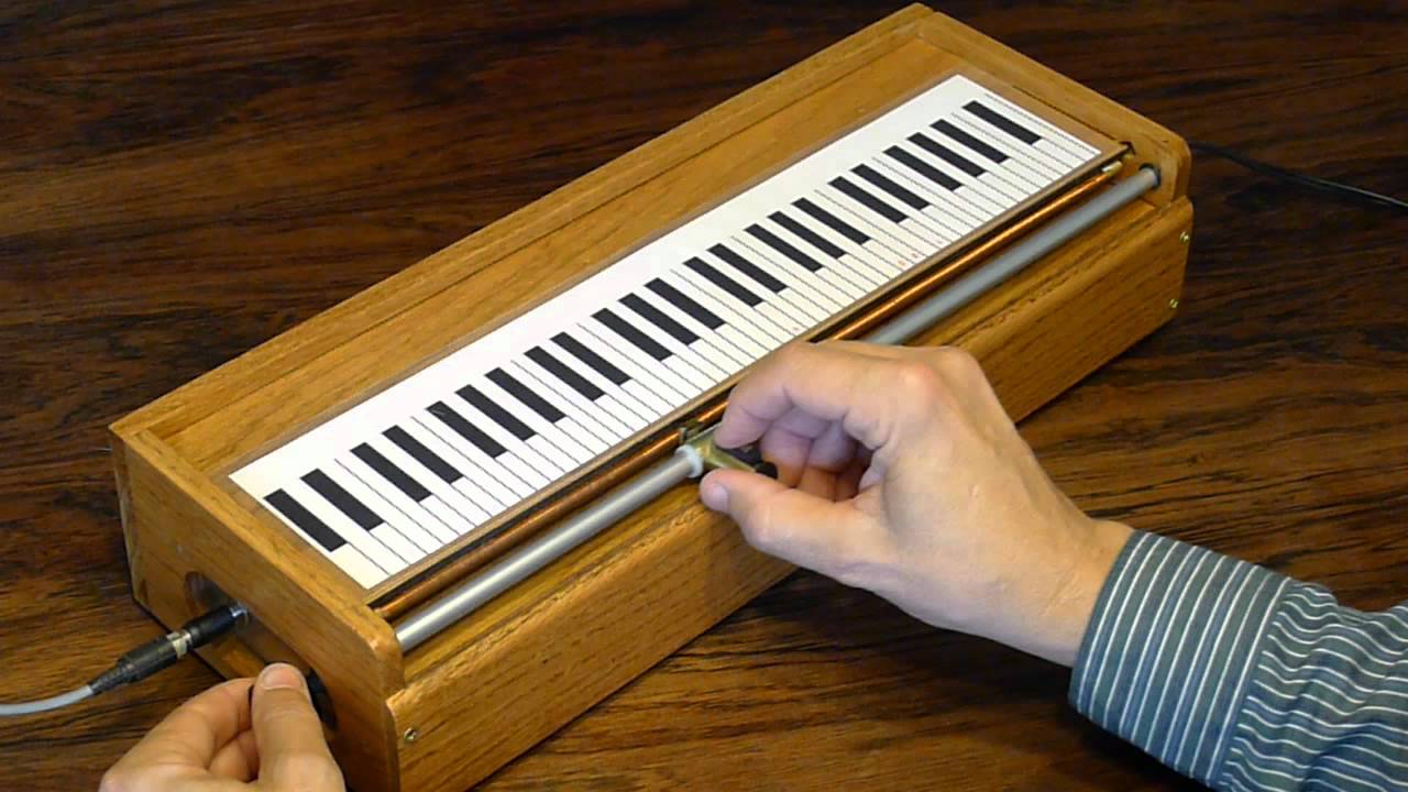 Demonstration of Tannerin ( Slide Theremin ) built by Tom Polk