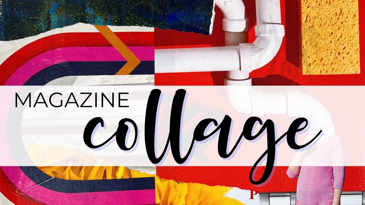 Magazine Pages as Collage Paper 