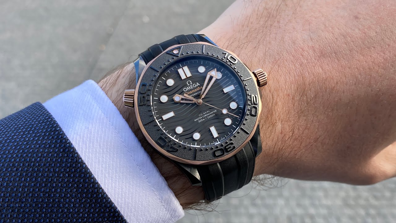 Omega Seamaster Diver 300M black ceramic gold 43,5 mm