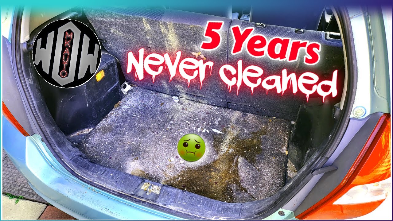 5 Years Without Cleaning | Disaster Car Detail Honda Jazz gets rescued