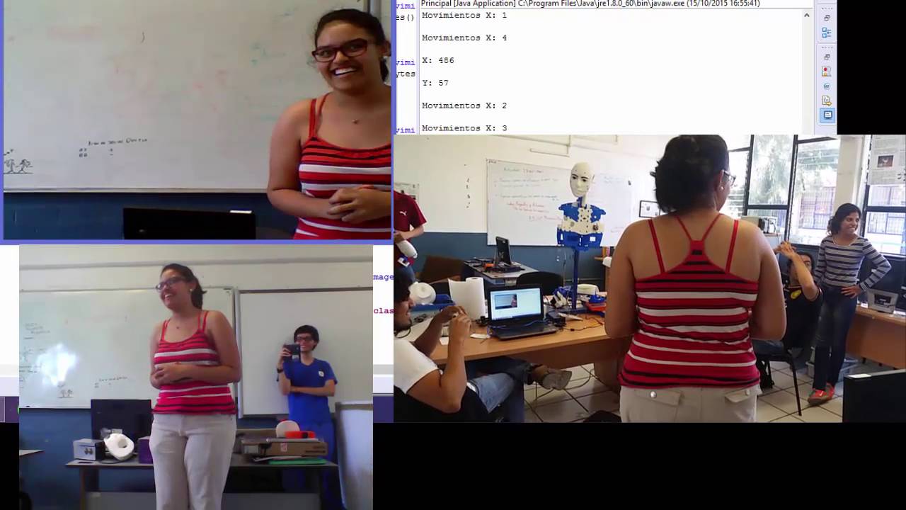 CUCEI - GRS - Seguimiento de caras - Robot: Ismael - InMoov