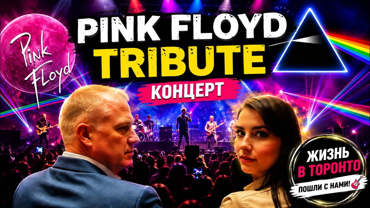 Трибьют Pink Floyd — Dark Side of the Moon в Торонто 🌗🇨🇦| Круто! #PinkFloyd #ТемнаяСторонаЛуны 