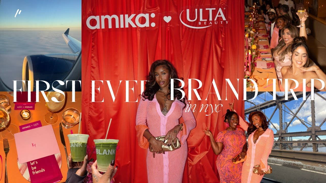 Моя первая брендовая поездка ✈️ подготовка, упаковка и мероприятие Amika x Ulta Beauty 🧡