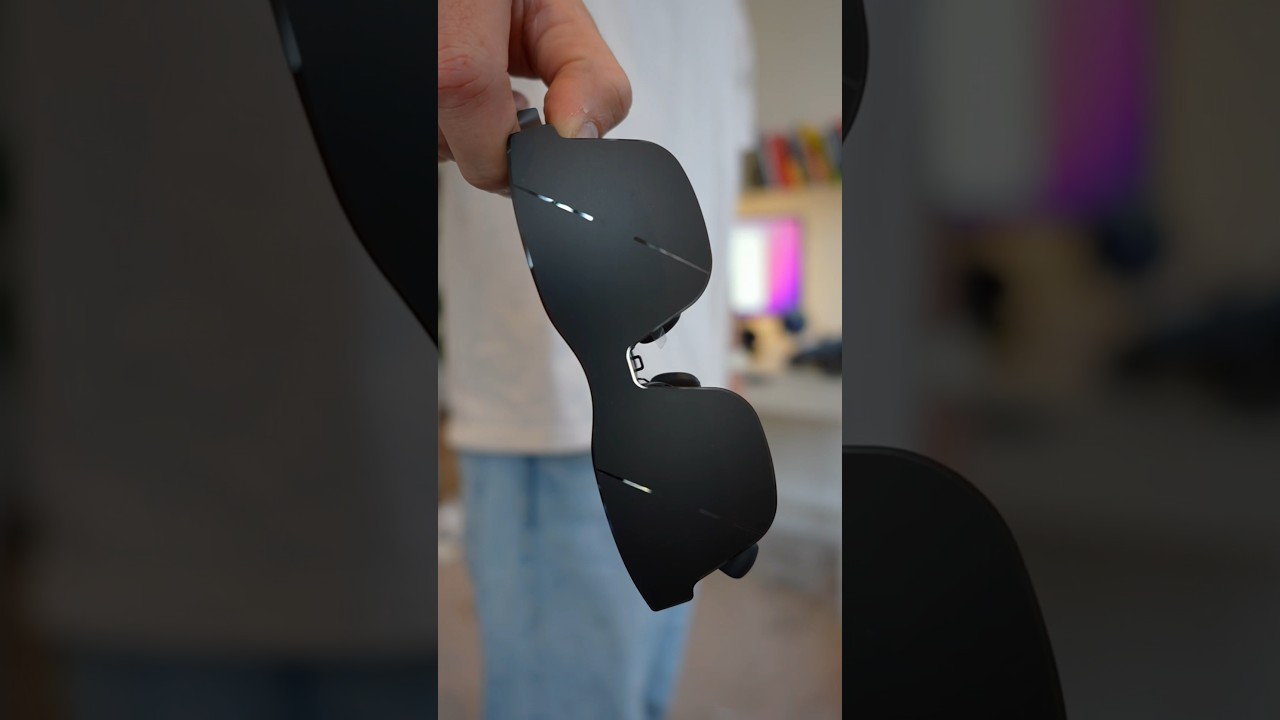 These glasses can replace your TV!! 📺 @rayneo_global #rayneo #tech #arglasses