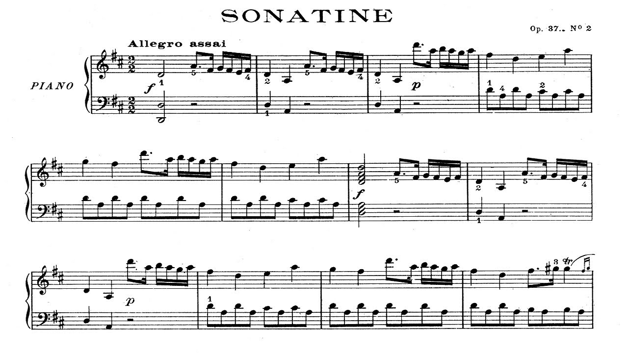Clementi: Sonatina in D major Op. 37 No. 2 - Sidney Foster, 1969 - MHS 993