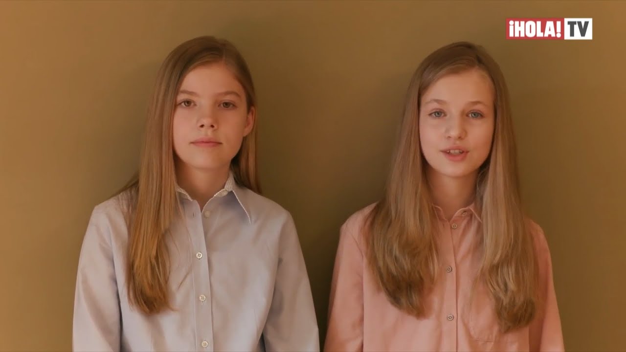Leonor y Sofía de España pronunciaron su primer discurso en conjunto | ¡HOLA! TV