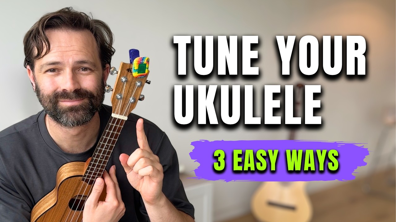 How to Tune Your Ukulele - 3 EASY Ways