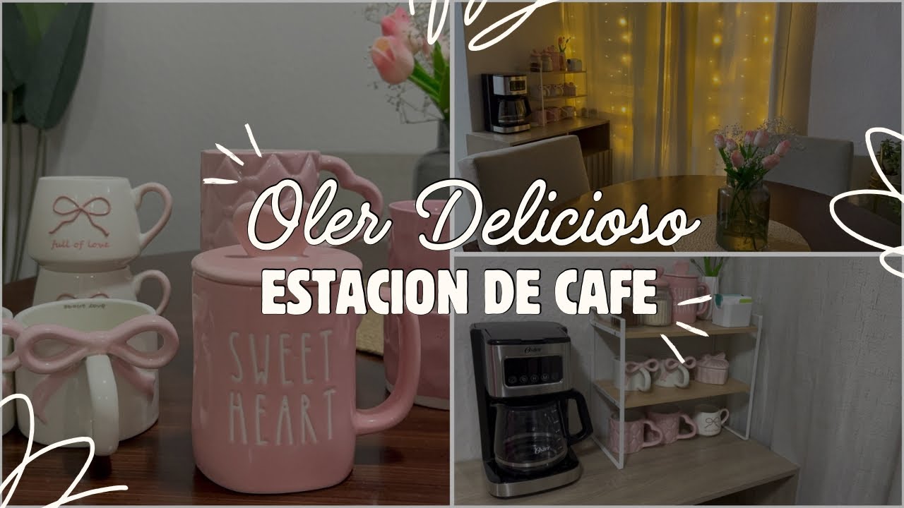 MUEBLE PARA EL COMEDOR/ ESTACI&Oacute;N DE CAF&Eacute; SUTIL Y FEMENINA/ AROMAS IRRESISTIBLES 