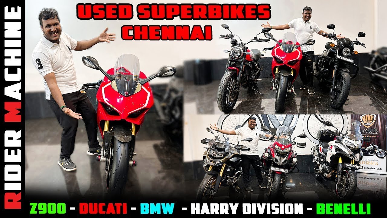 Used Superbikes in Chennai | Ducati - BMW - Harley Davidson - Benelli | BIKE SOCIAL | Rider Machine