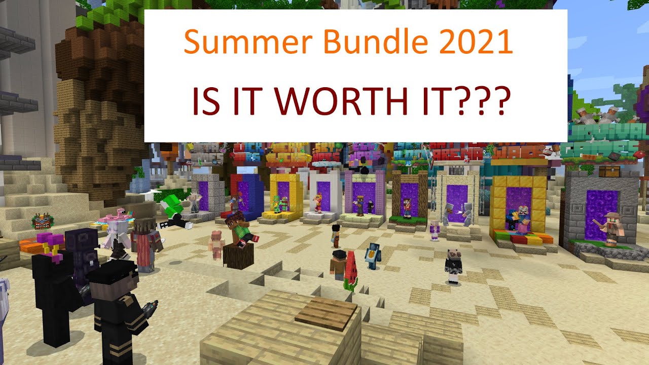 Is Summer Bundle 2021 WORTH IT??? - (Showcase + Reveiw) - CubeCraft