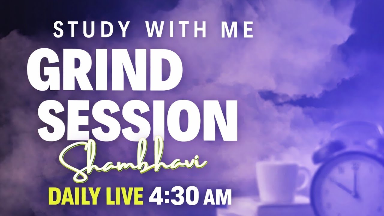DAY 4 | LIVE | STUDY WITH ME | PRODUCTIVE MORNING