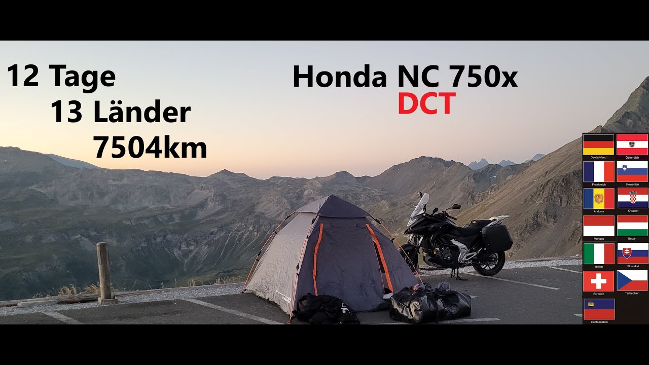 Meine 7500km Motorrad Reise - In 12 Tagen durch 13 Länder
