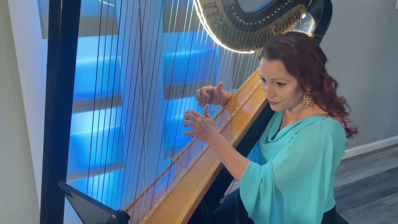 Una Mattina by Ludovico Einaudi (harp cover)