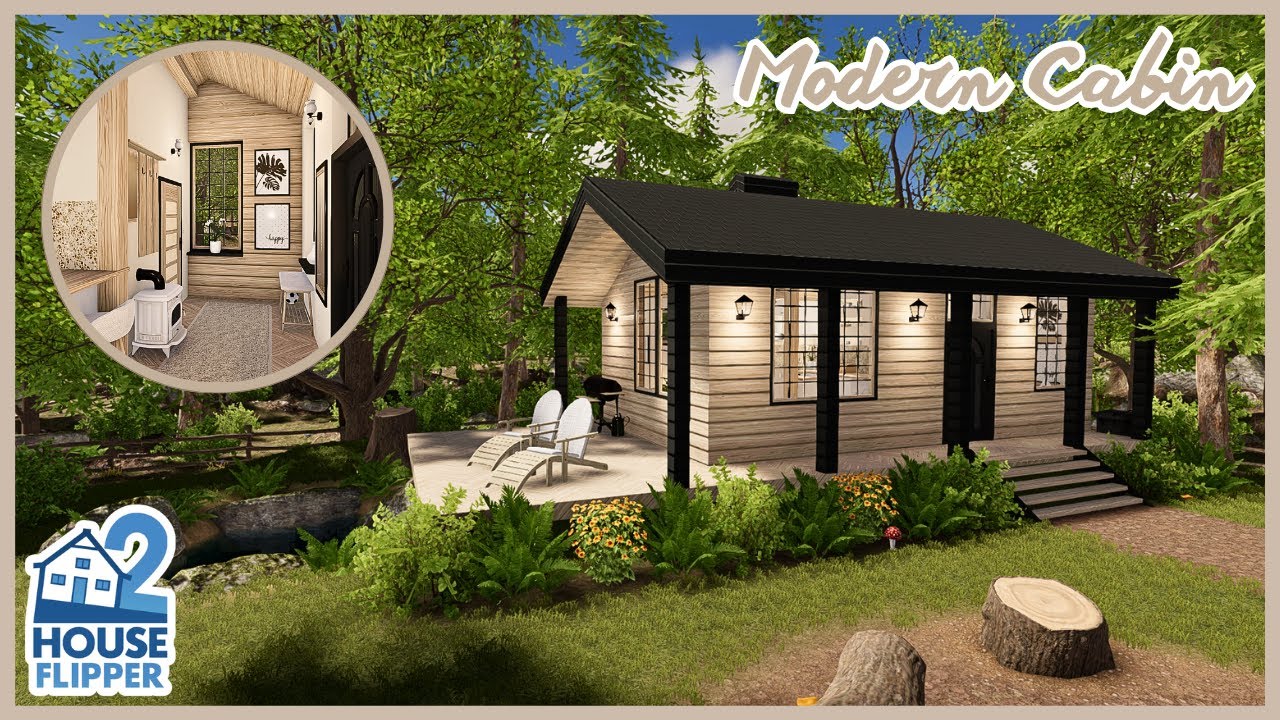 House Flipper 2 - Modern Cabin - Sandbox Mode (Speed Build)