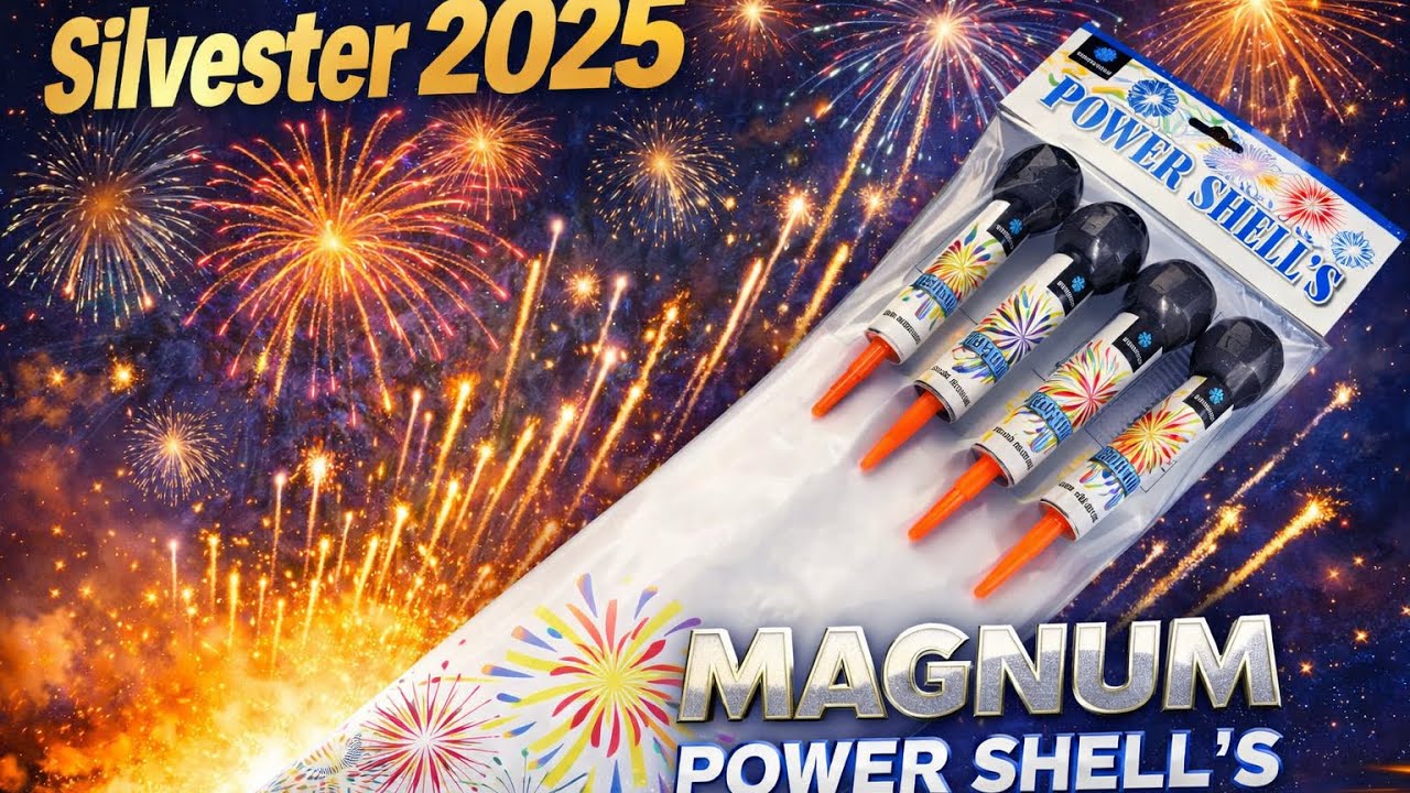 Magnum Power Shells Raketen Test 🚀 Silvester 2025