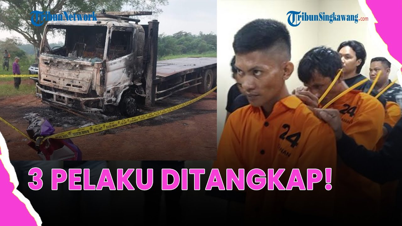 🔴DETIK-DETIK POLISI TANGKAP 3 PELAKU PEMBUNUHAN SADIS SOPIR TRUK OGAN ILIR❗