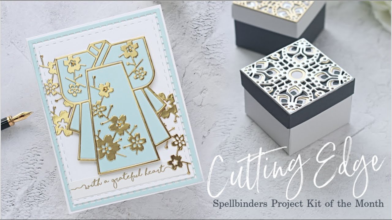 4 DIE CUTTING IDEAS SPELLBINDERS Kimono Dress + Kaleidoscope