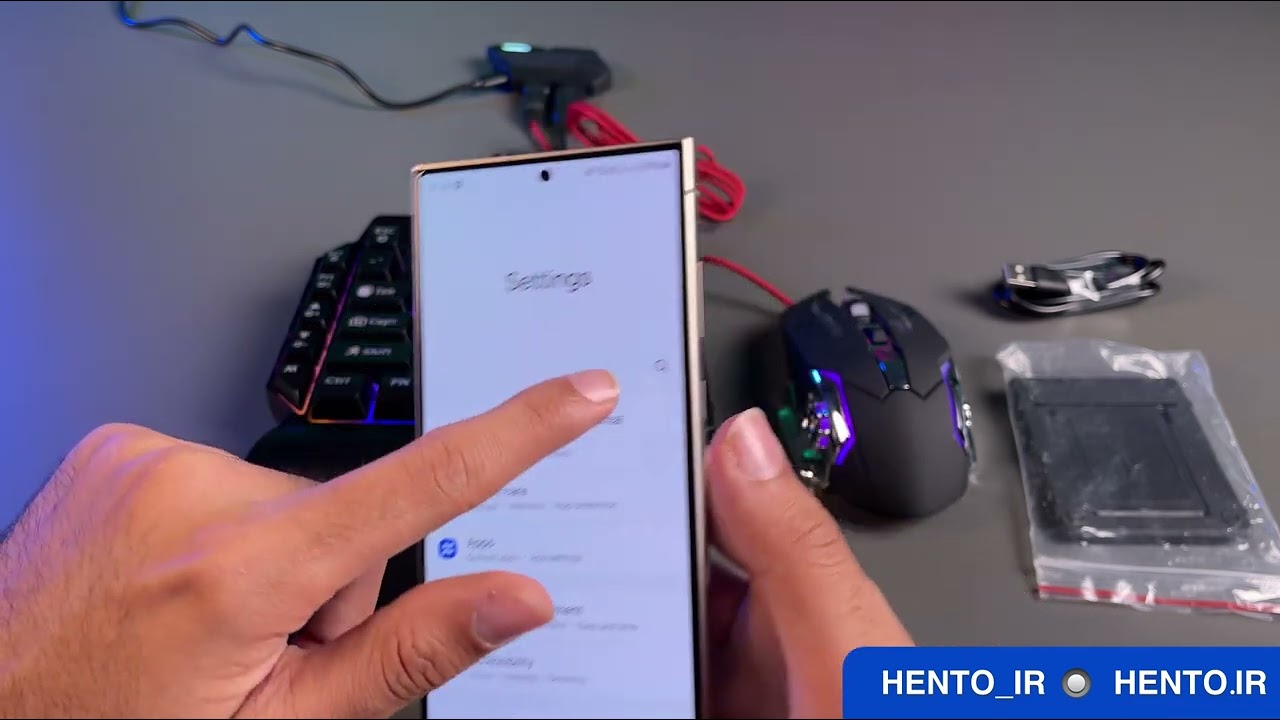 How to connect mouse and keyboard to mobile | model Mix Elite Plus