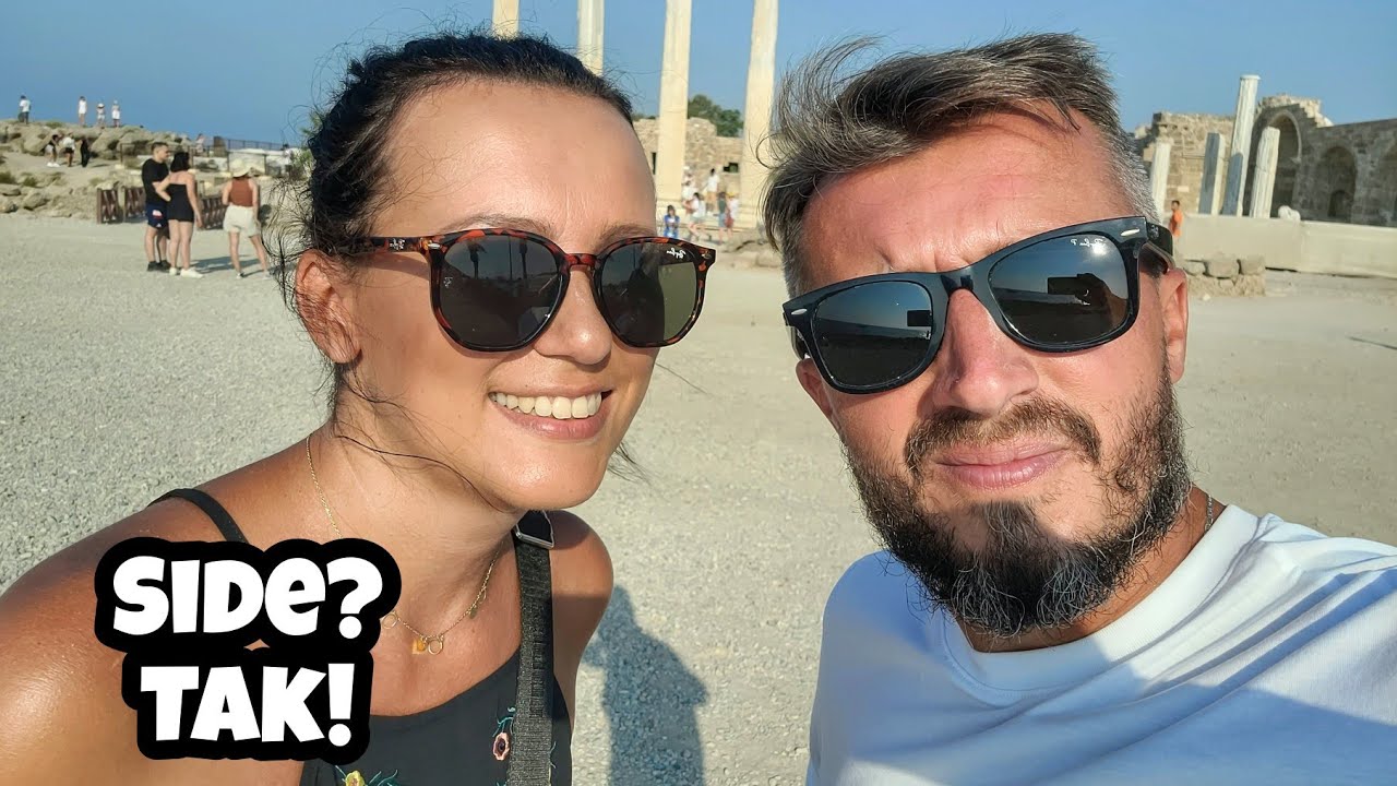 Jak jest w Side Turcja? Spacer Ancient city Apollo temple Tureckie Lody Restauracja Carpe diem