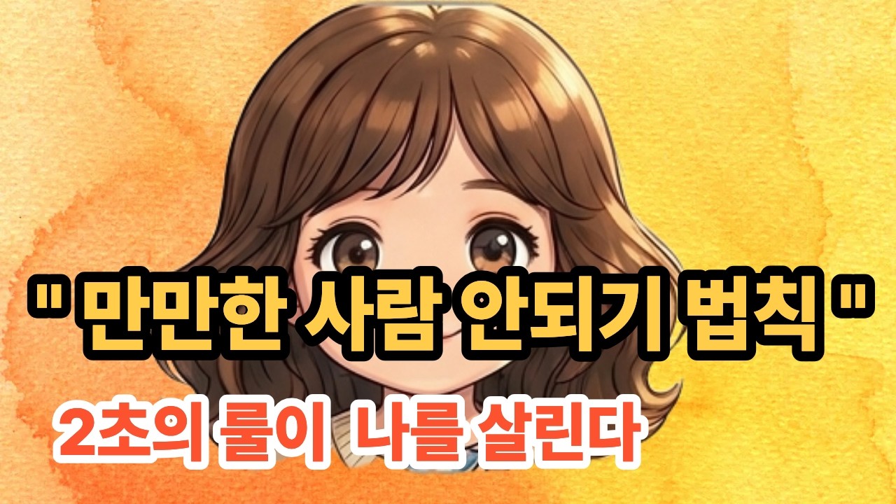 남 눈치 보느라 기 빨리는 사람들을 위한 심리학 처방: 2초의 법칙