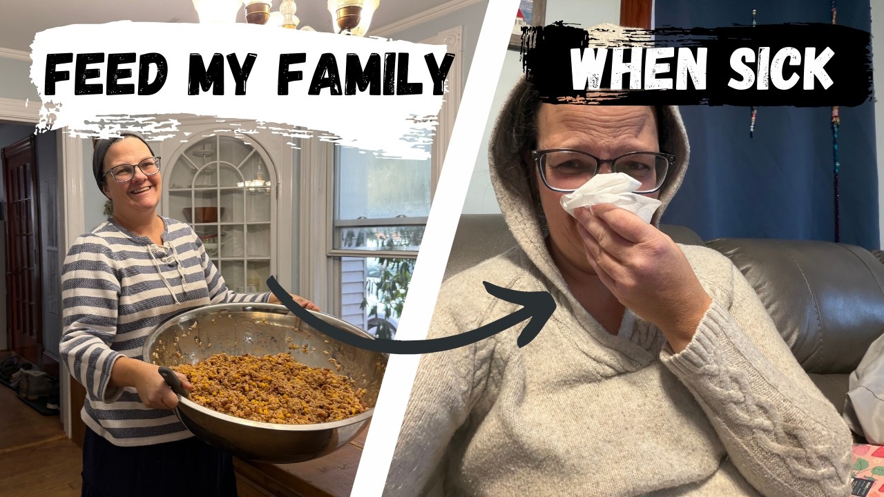 LARGE FAMILY MEALS for when everyone is sick