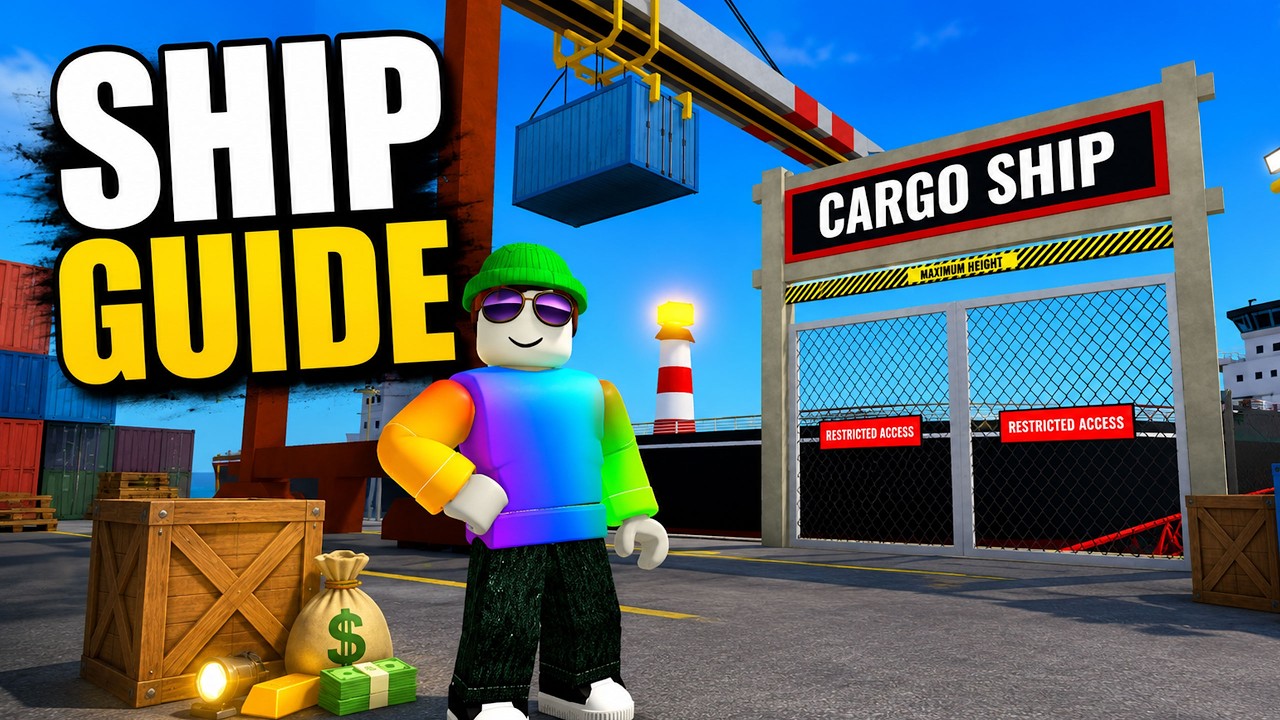 CARGO SHIP FULL GUIDE in STORAGE HUNTERS OPEN WORLD Roblox