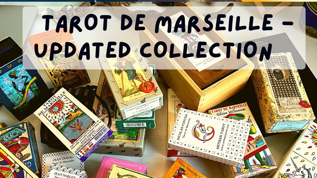 My #tarotdemarseille collection- 2023 update #tarotmap #tarotcollection #tarotcollector #history