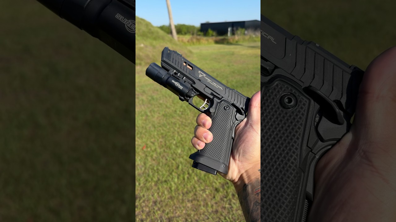 $7,000 TTI PIT VIPER😳🔥 Worth it? #pewpewlife #pitviper #ds1911 #1911 #staccato #tarantactical