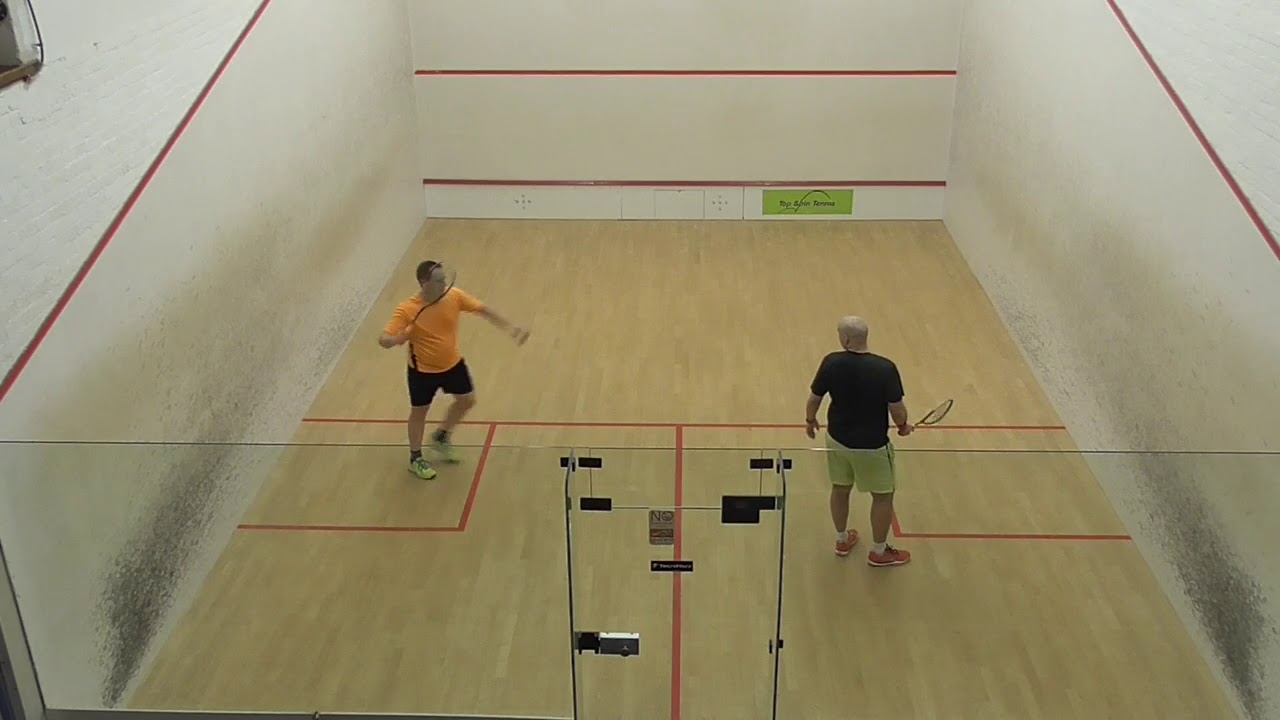 Norfolk Squash Championships Mens A Ian Cox v Matt Bolt final game