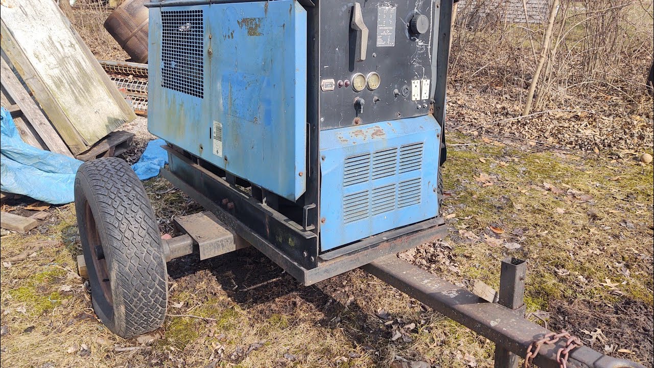Scrapping a tow behind welder/generator. Part 1.