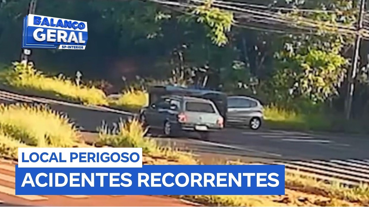 Duas crianças ficam feridas em acidente no bairro Geraldo de Carvalho, em Ribeirão (SP)