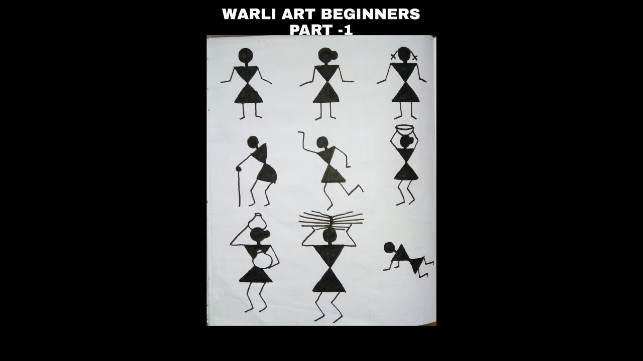 WARLI ART for beginners ||part-1||